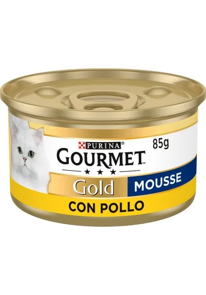 Dieta Natural Gourmet Gold Mousse Pollo Caja 24X85Gr