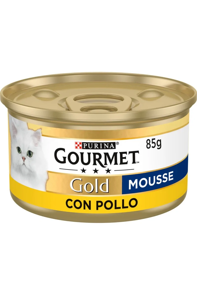 Dieta Natural Gourmet Gold Mousse Pollo Caja 24X85Gr