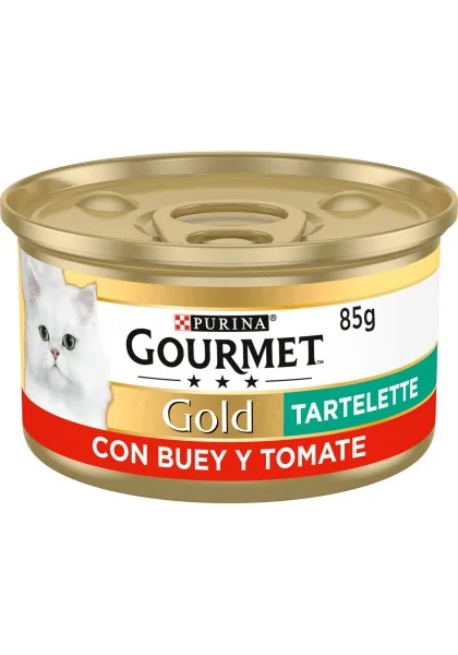 Dieta Natural Gourmet Gold Tartallette Buey Tomate Caja 24X85Gr