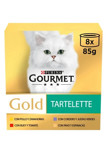 Dieta Natural Gourmet Gold Tartallette Caja 8X85Gr