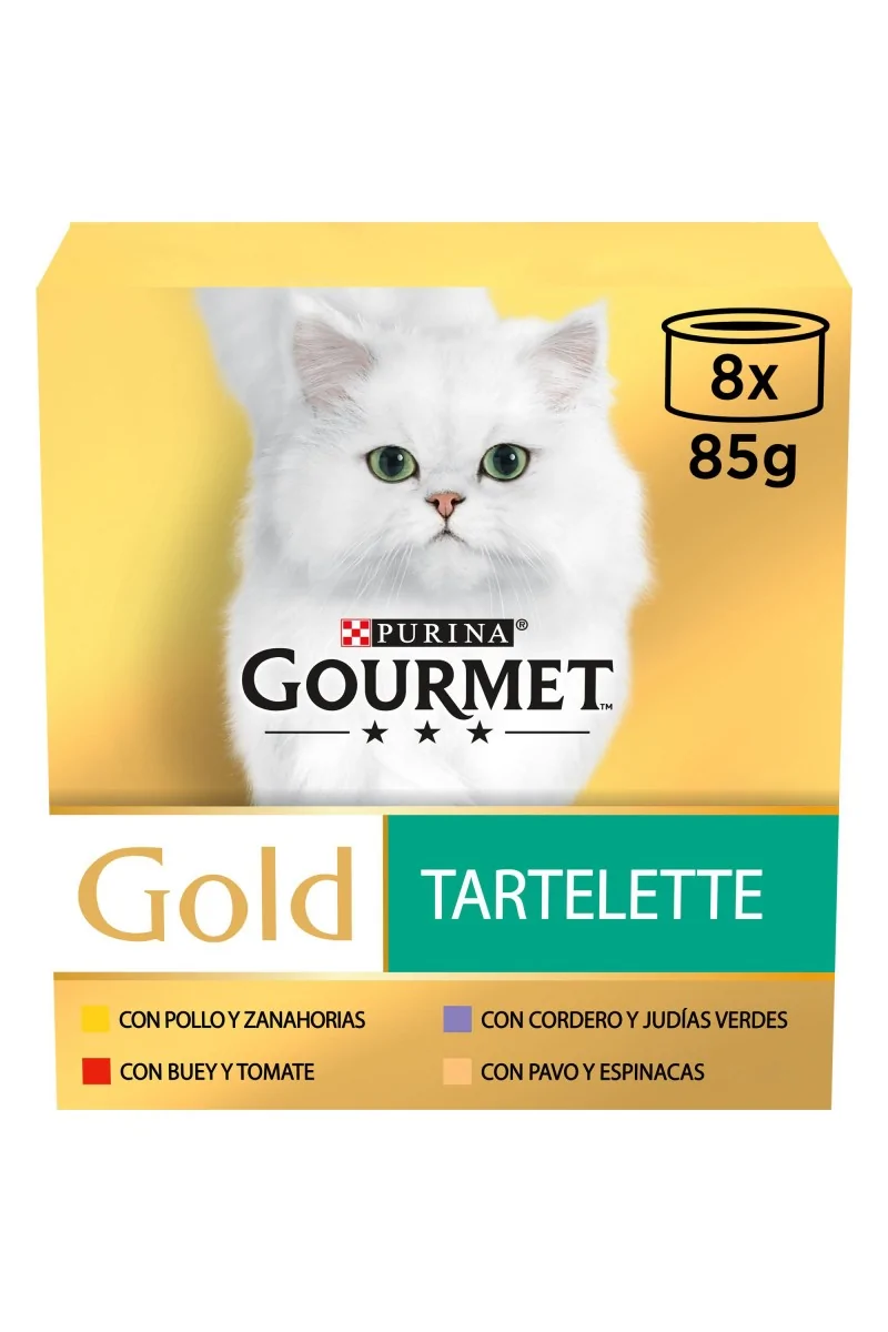 Dieta Natural Gourmet Gold Tartallette Caja 8X85Gr