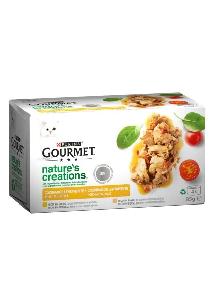 Dieta Natural Gourmet Nature Chicken Caja 12X4X85Gr