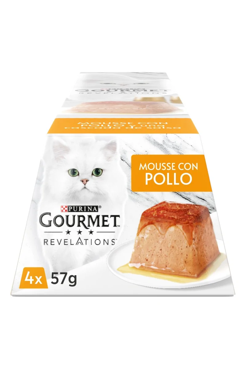 Dieta Natural Gourmet Revelations Mousse Pollo Caja 6X4X57Gr