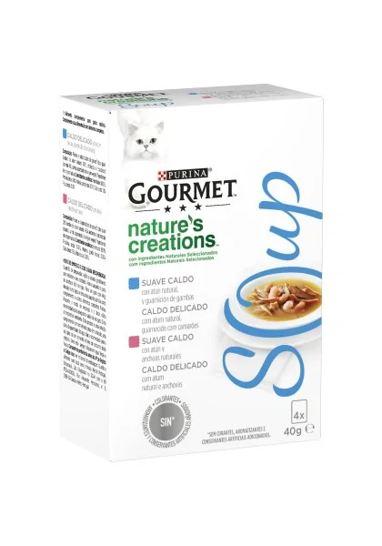 Dieta Natural Gourmet Revelations Mousse Ternera Caja 6X4X57Gr