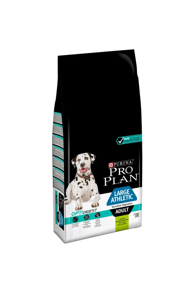 Dieta Natural Perro Pro Plan Canine Adult Athletic Digest Large Cordero 14Kg