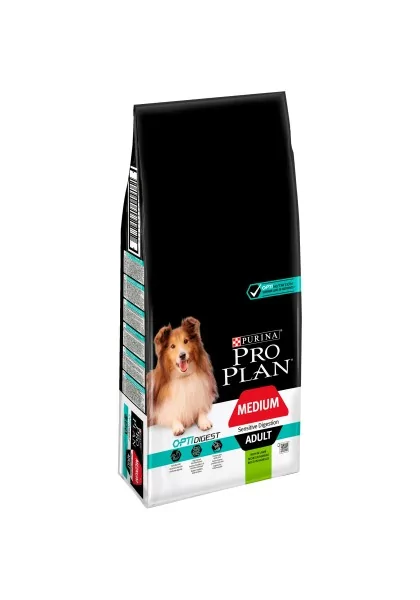 Dieta Natural Perro Pro Plan Canine Adult Digest Medium Cordero 14Kg