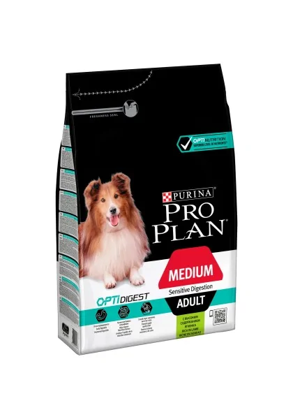 Dieta Natural Perro Pro Plan Canine Adult Digest Medium Cordero 3Kg