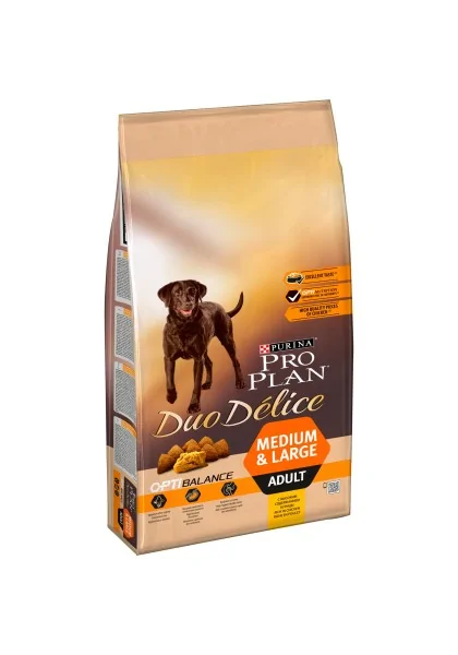 Dieta Natural Perro Pro Plan Canine Adult Duodelice Medium Pollo 10Kg