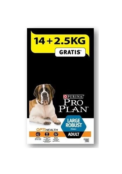 Dieta Natural Perro Pro Plan Canine Adult Razas Grandes Robusto 14+2,5Kg