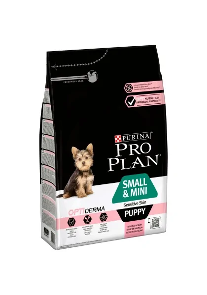 Dieta Natural Perro Pro Plan Canine Puppy Derma Small 3Kg
