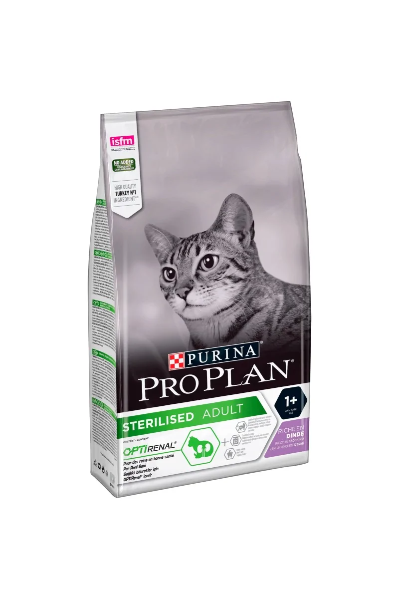 Dieta Natural Gato Pro Plan Feline Adult Sterilised Pavo 1,5Kg