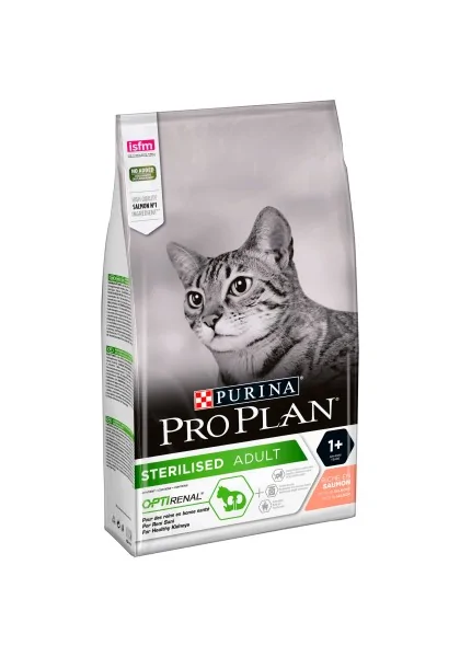 Dieta Natural Gato Pro Plan Feline Adult Sterilised Salmon 1,5Kg