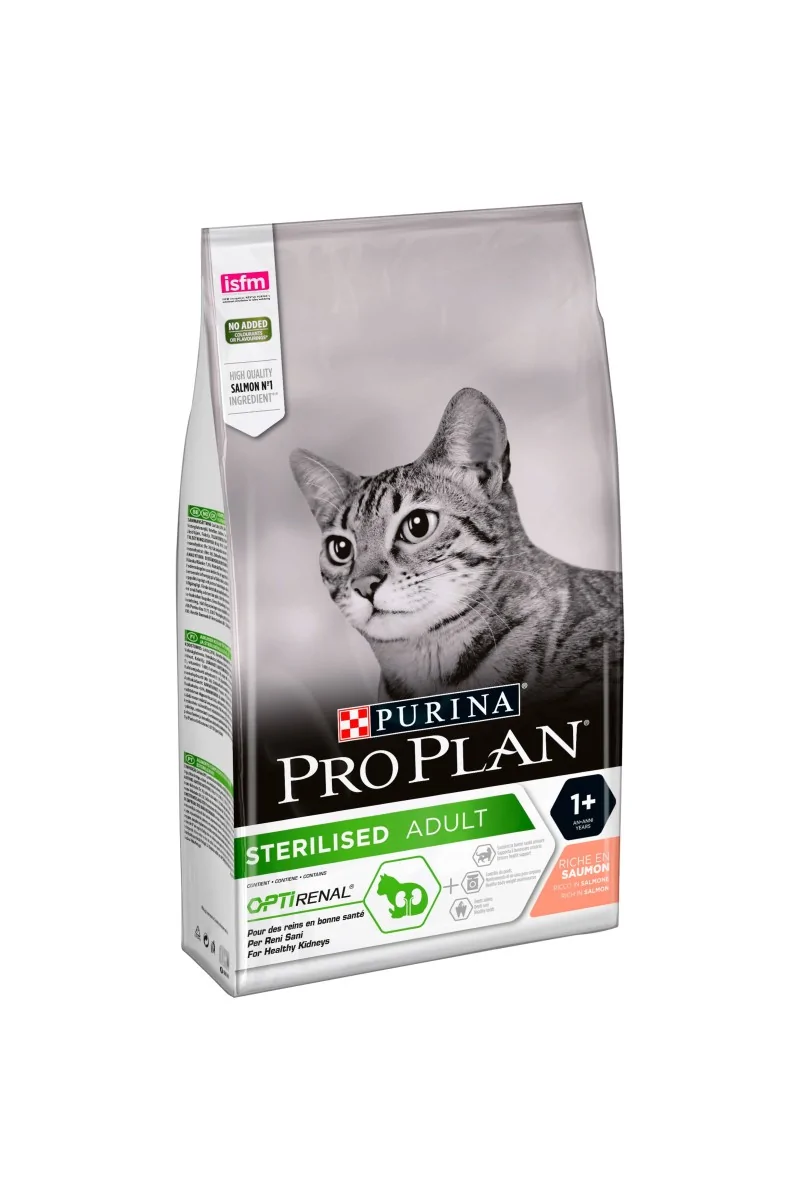 Dieta Natural Gato Pro Plan Feline Adult Sterilised Salmon 1,5Kg