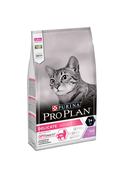 Dieta Natural Gato Pro Plan Feline Delicate Digest Pavo 1,5Kg