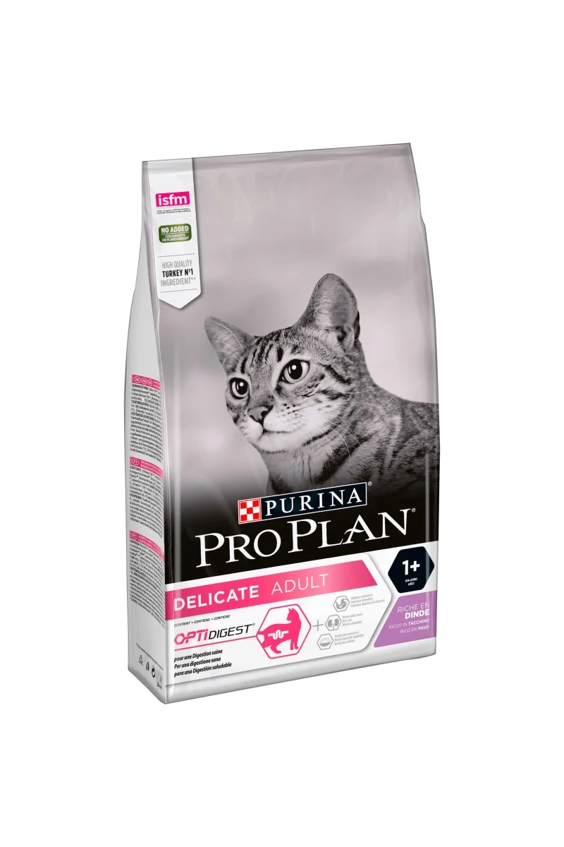 Dieta Natural Gato Pro Plan Feline Delicate Digest Pavo 1,5Kg