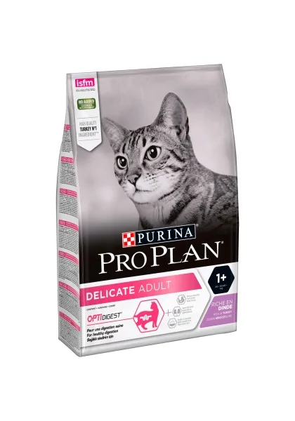 Dieta Natural Gato Pro Plan Feline Delicate Optidiges Pavo 3Kg