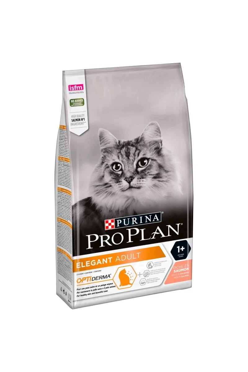 Dieta Natural Gato Pro Plan Feline Elegant Derma Salmon 1,5Kg