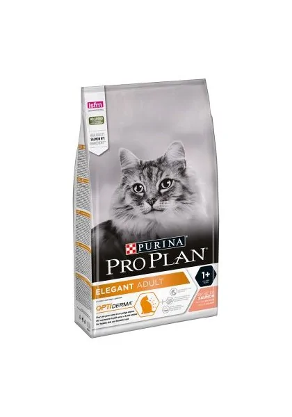 Dieta Natural Gato Pro Plan Feline Elegant Derma Salmon 3Kg