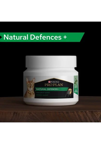 Dieta Natural Gato Pro Plan Suplemento Gato Natural Defences 4X60Gr