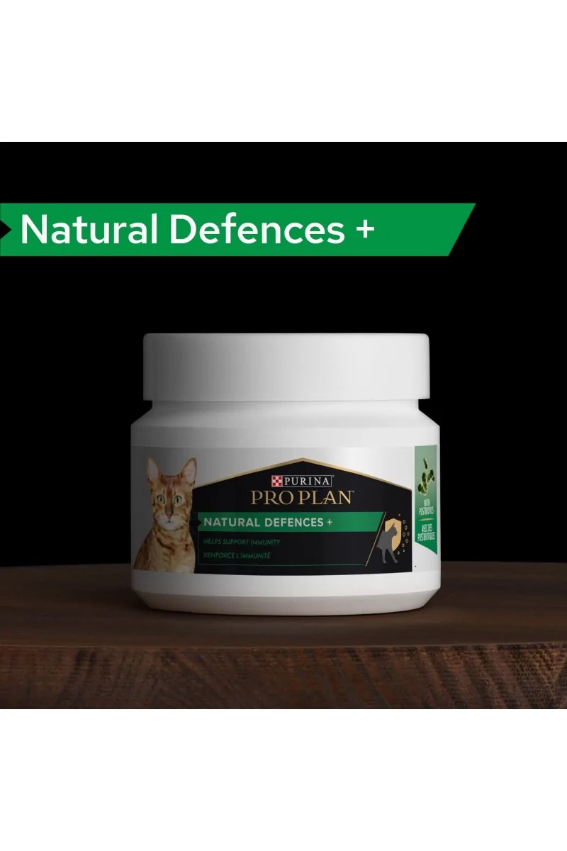 Dieta Natural Gato Pro Plan Suplemento Gato Natural Defences 4X60Gr