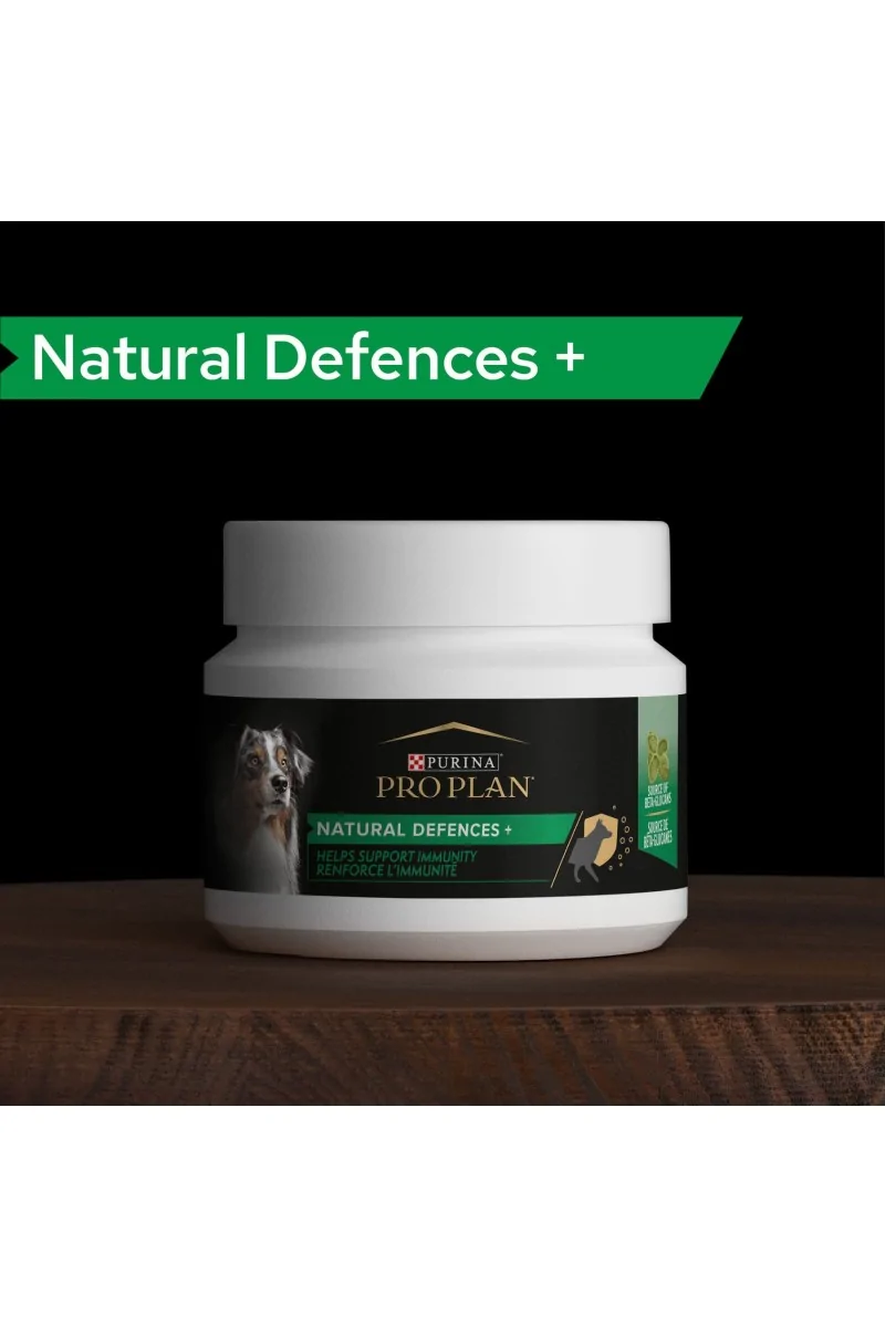 Dieta Natural Perro Pro Plan Suplemento Perro Natural Defences 4X67Gr