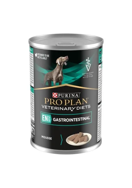 Dieta Natural Perro Pro Plan Vet Canine En Gastrointestinal Mousse Caja 12X400Gr