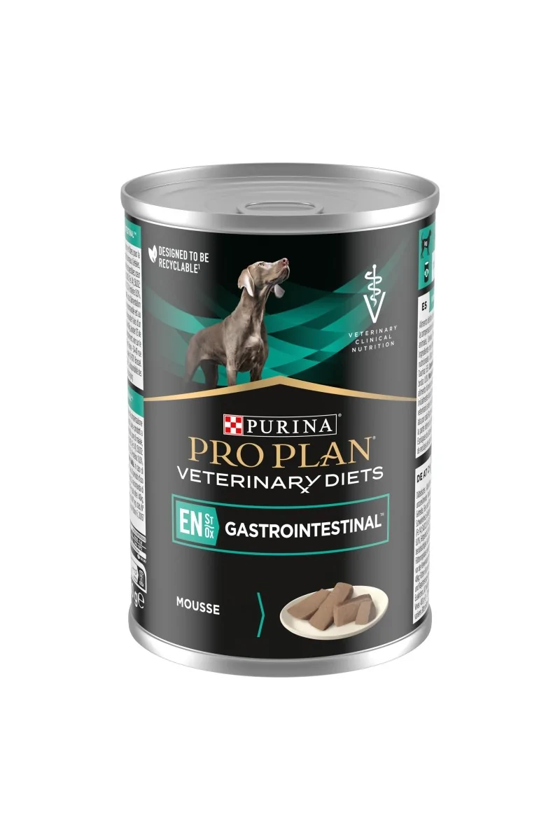 Dieta Natural Perro Pro Plan Vet Canine En Gastrointestinal Mousse Caja 12X400Gr