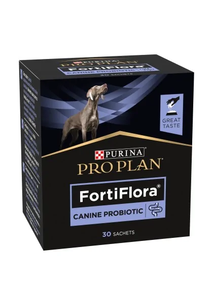 Dieta Natural Perro Pro Plan Vet Canine Fortiflora Probiotico 30X1Gr