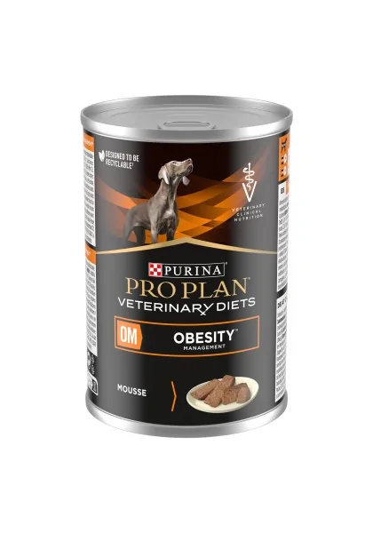 Dieta Natural Perro Pro Plan Vet Canine Om Obesity Management Mousse 12X400Gr