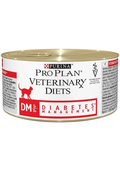 Dieta Natural Gato Pro Plan Vet Feline Dm Diabetes Caja 24X195Gr