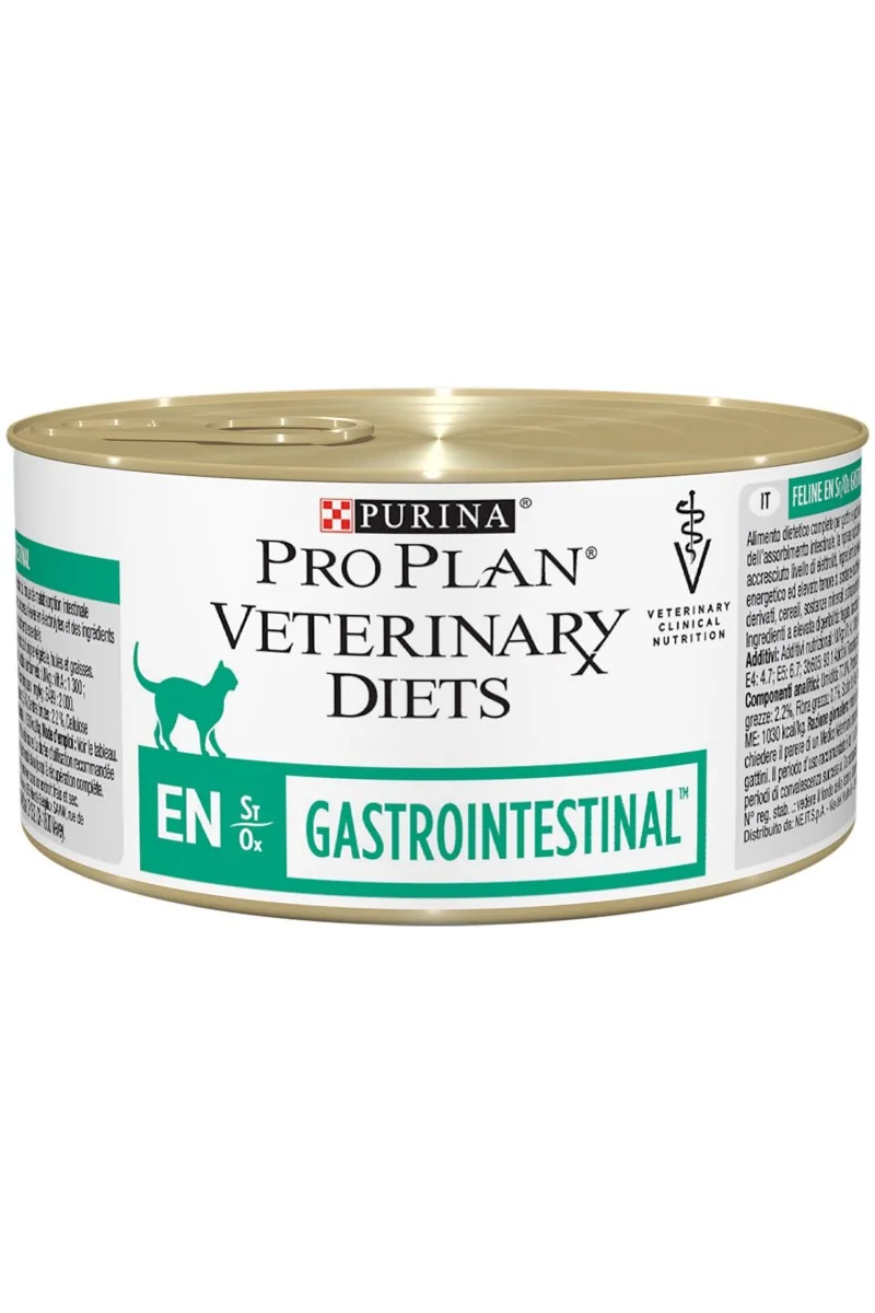 Dieta Natural Gato Pro Plan Vet Feline En Gastroenteric Caja 24X195Gr