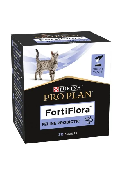 Dieta Natural Gato Pro Plan Vet Feline Fortiflora Probiotico 30X1Gr