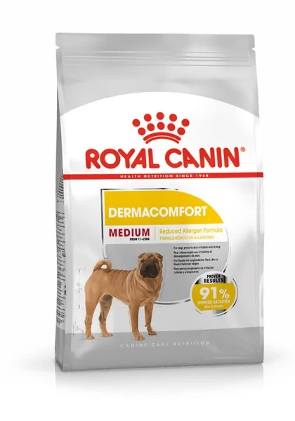 Comida Premium Pienso Perro Royal Canine Adult Dermacomfort Medium 12Kg