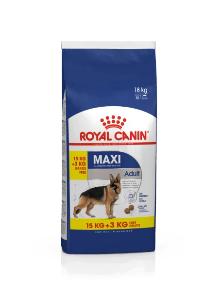 Comida Premium Pienso Perro Royal Canine Adult Maxi 15Kg+3Kg