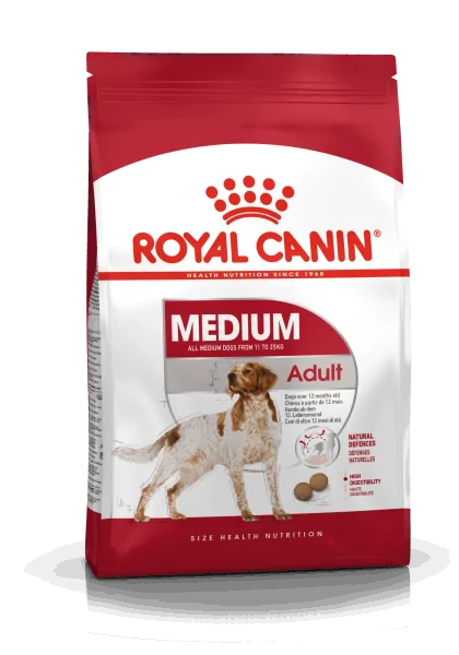 Comida Premium Pienso Perro Royal Canine Adult Medium 15Kg