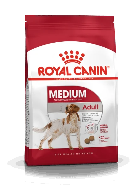 Comida Premium Pienso Perro Royal Canine Adult Medium 4Kg