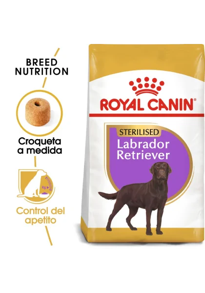 Comida Premium Pienso Perro Royal Canine Adult Sterilised Labrador Retriever 12Kg