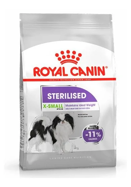 Comida Premium Pienso Perro Royal Canine Adult Sterilised Xsmall 1,5Kg