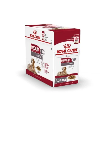 Comida Premium Pienso Perro Royal Canine Medium Ageing Razas Medianas 10X140Gr