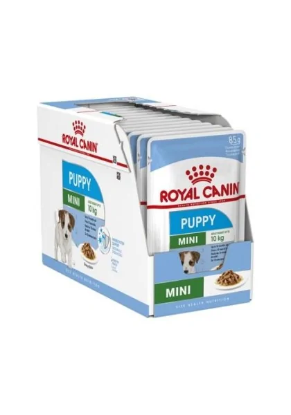 Comida Premium Pienso Perro Royal Canine Puppy Mini Pouch Caja 12X85Gr