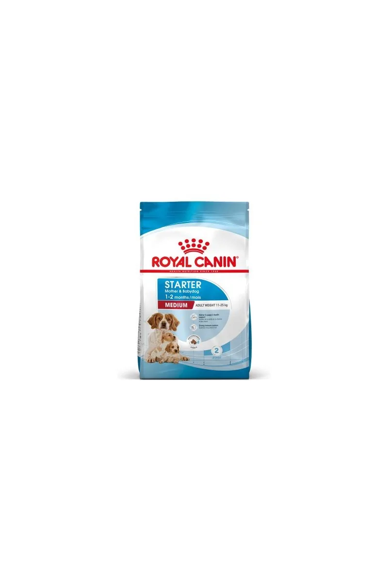 Comida Premium Pienso Perro Royal Canine Starter Medium 15Kg