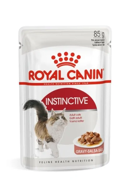 Pienso Premium Gato Royal Feline Adult Instinctive Pouch Caja 12X85Gr