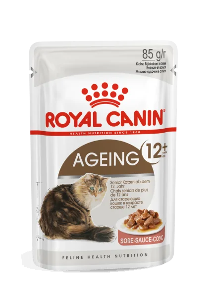 Pienso Premium Gato Royal Feline Ageing +12 Pouch Caja 12X85Gr