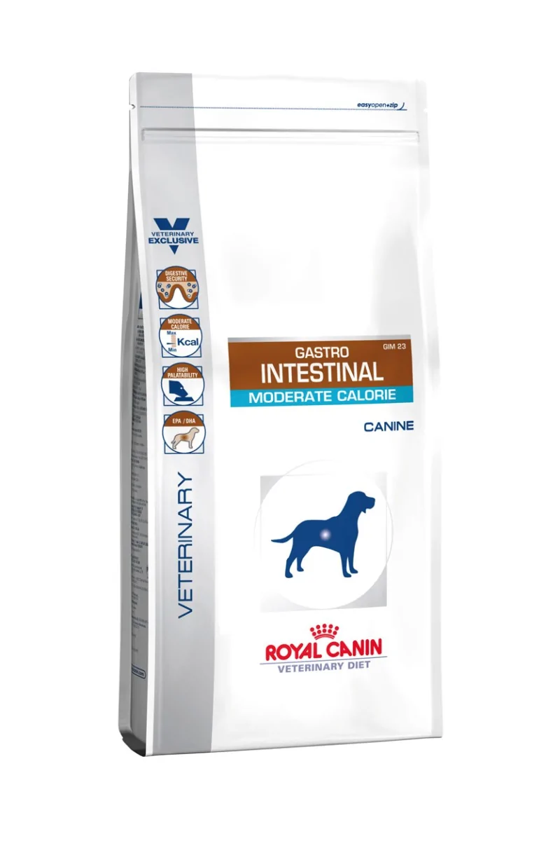 Comida Premium Pienso Perro Royal Vet Canine Gastro Intestinal Moderate Calorie 7,5Kg