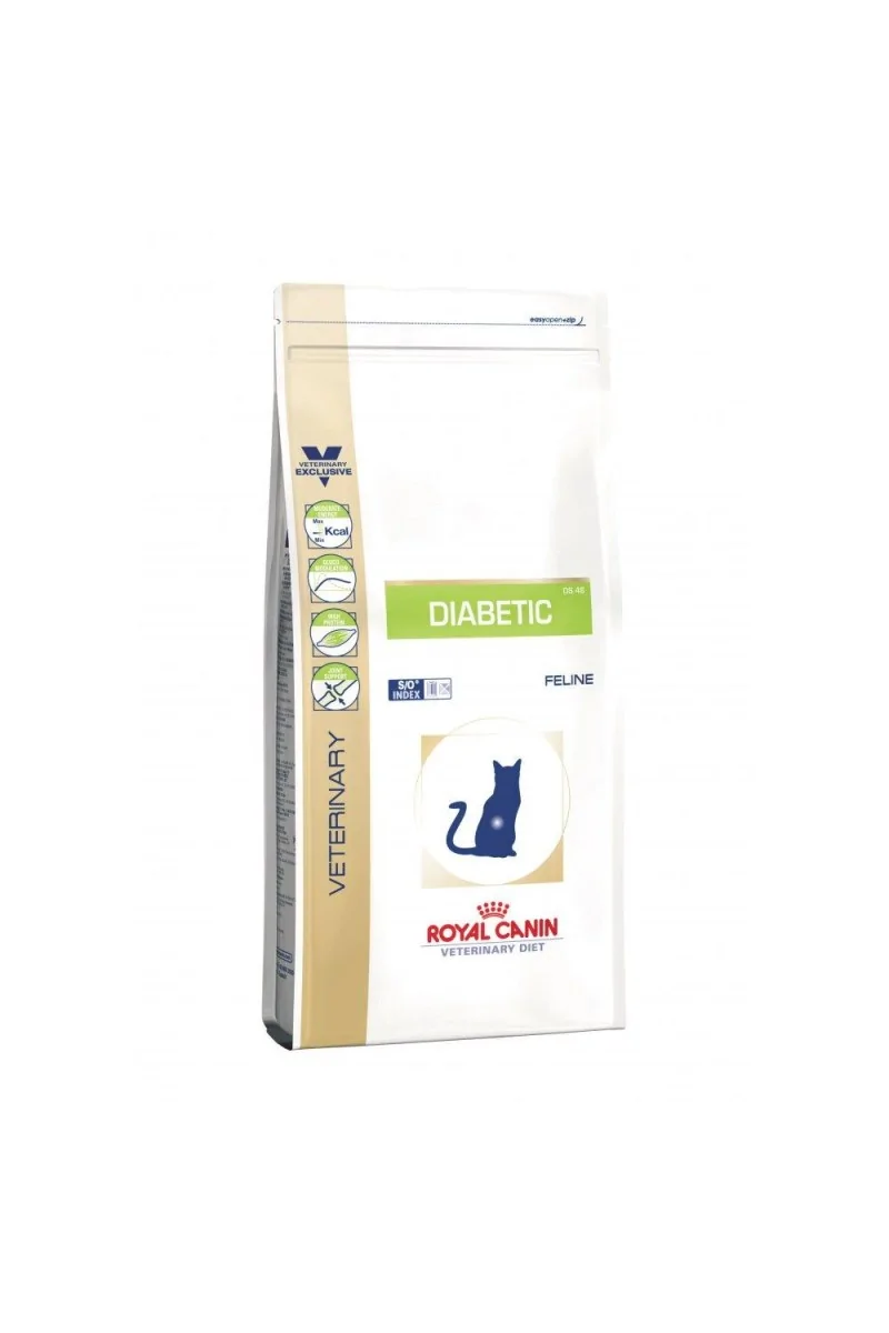 Pienso Premium Gato Royal Vet Feline Diabetic Ds46 1,5Kg