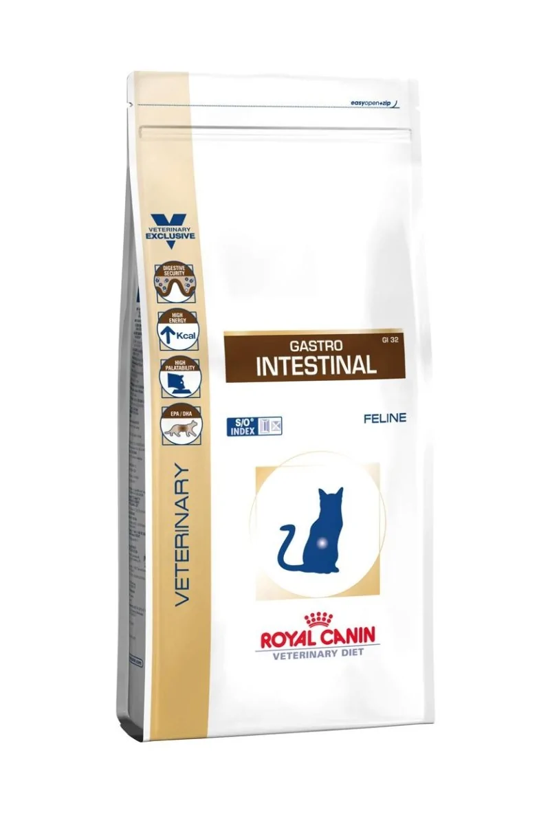 Pienso Premium Gato Royal Vet Feline Gastro Intestinal Gi32 2Kg