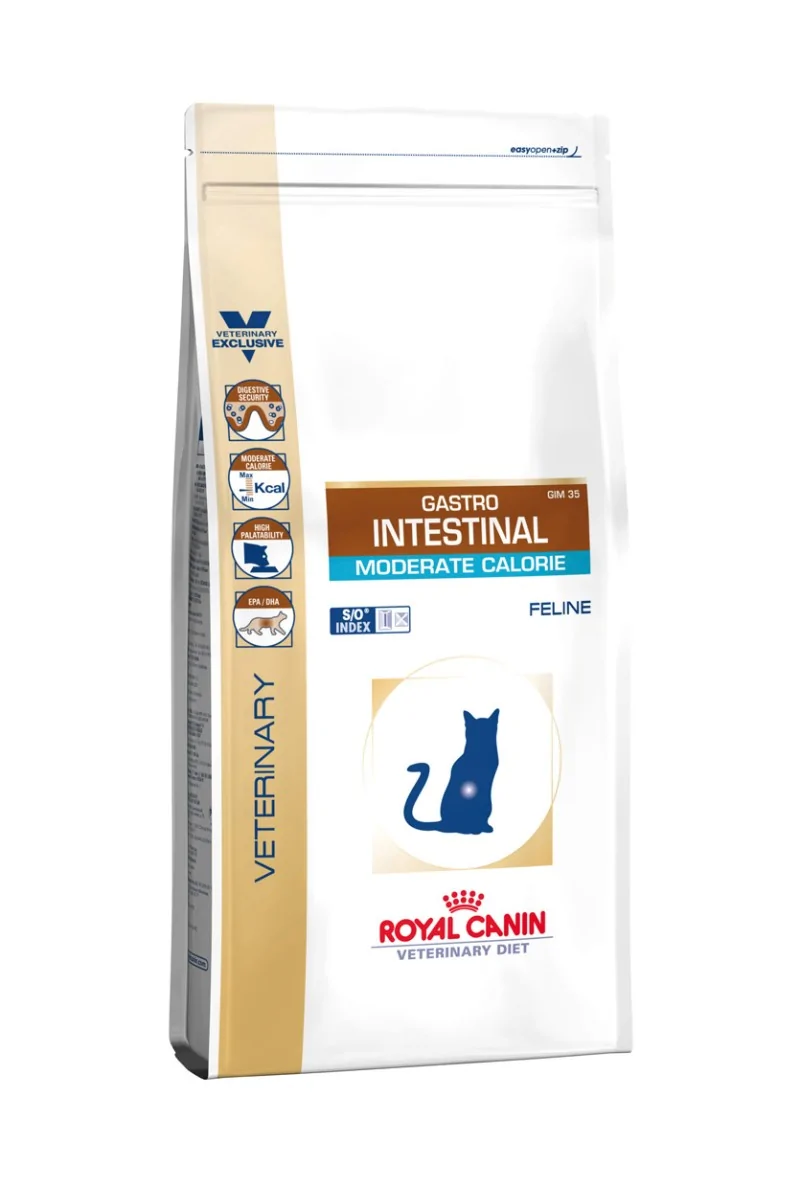 Pienso Premium Gato Royal Vet Feline Gastro Intestinal Moderate 2Kg