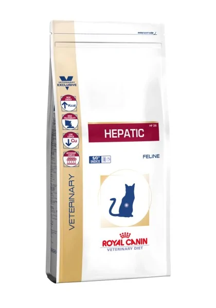 Pienso Premium Gato Royal Vet Feline Hepatic Hf26 2Kg