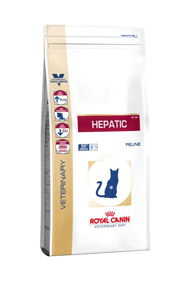 Pienso Premium Gato Royal Vet Feline Hepatic Hf26 2Kg