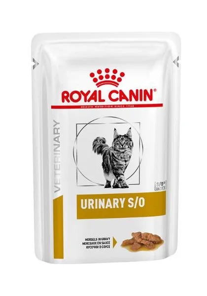 Pienso Premium Gato Royal Vet Feline Urinary S/O Salsa Caja 12X85Gr